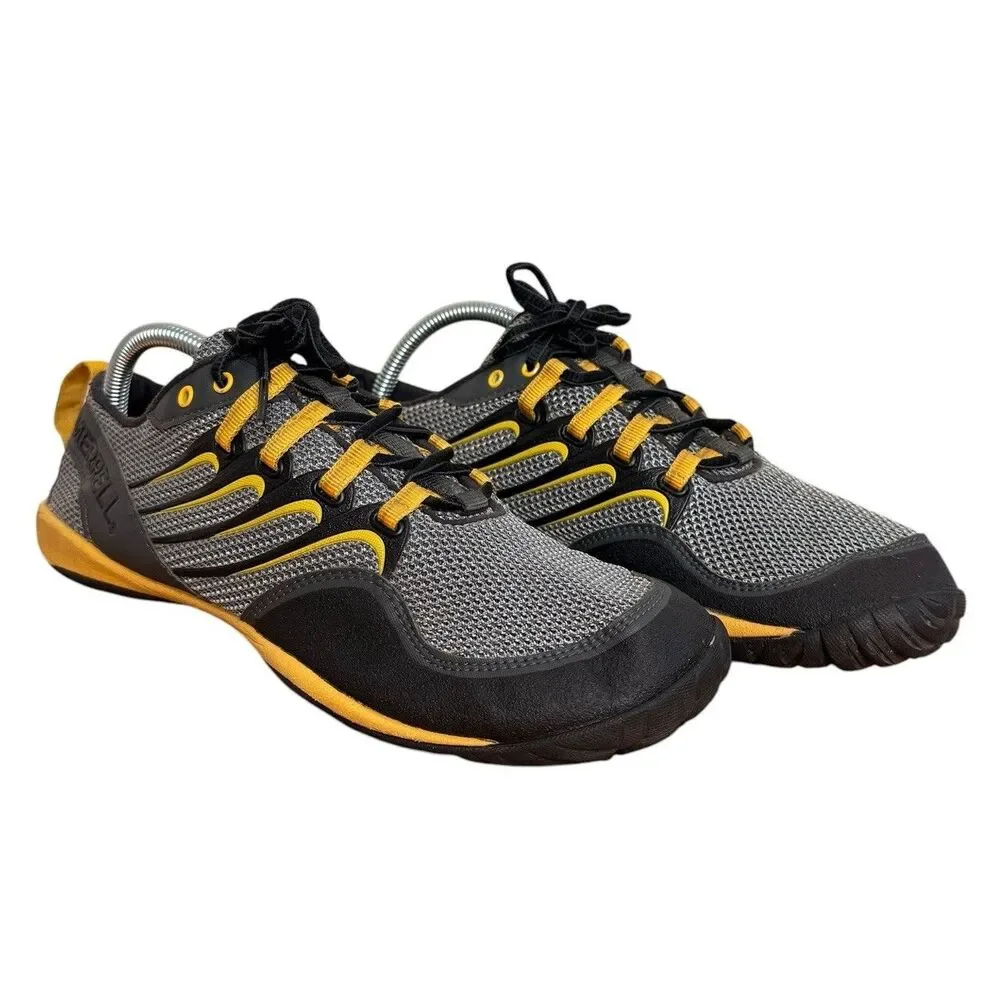 Merrell Trail Glove Men’s Size 9 Smoke Adventure Yellow Performance Barefoot
